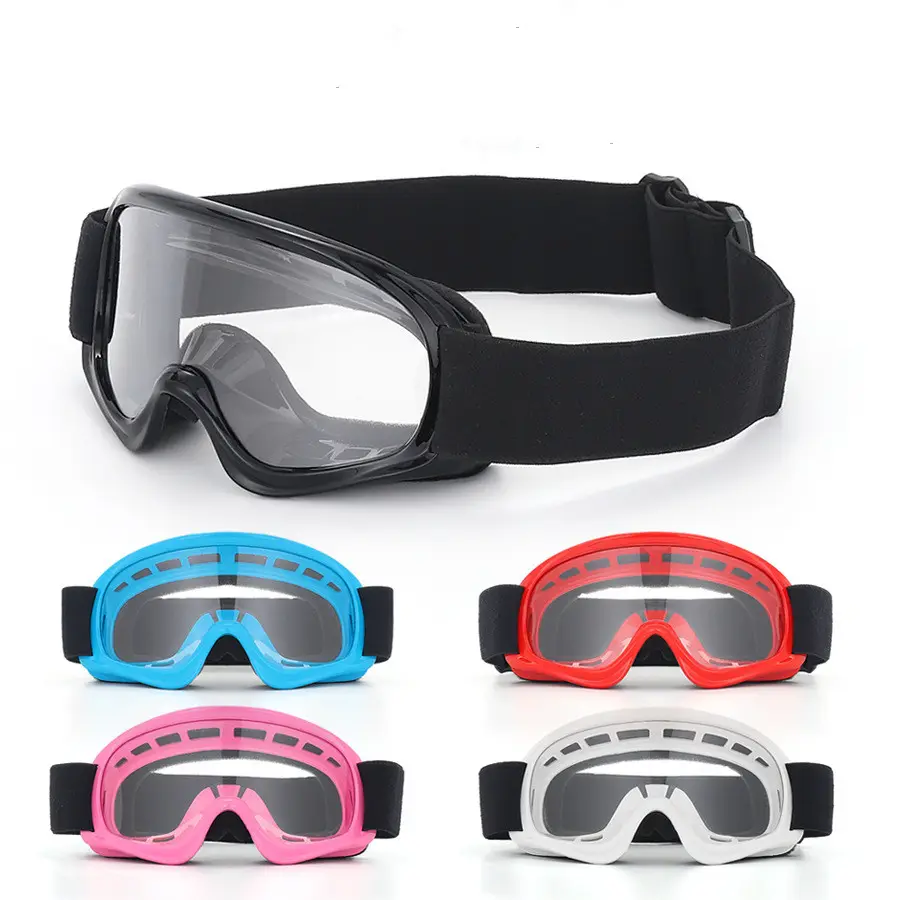 Venta al por mayor Gafas de bicicleta para niños al aire libre motocicleta cross-country gafas de montar gafas de esquí para niños cascos a prueba de viento