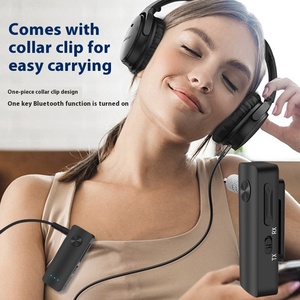 AUX dos en uno de alta calidad para adaptador Bluetooth 5,0 receptor transmisor de Audio inalámbrico para coche con salida USB 5V reproducción de CD de plástico - Product Image 3