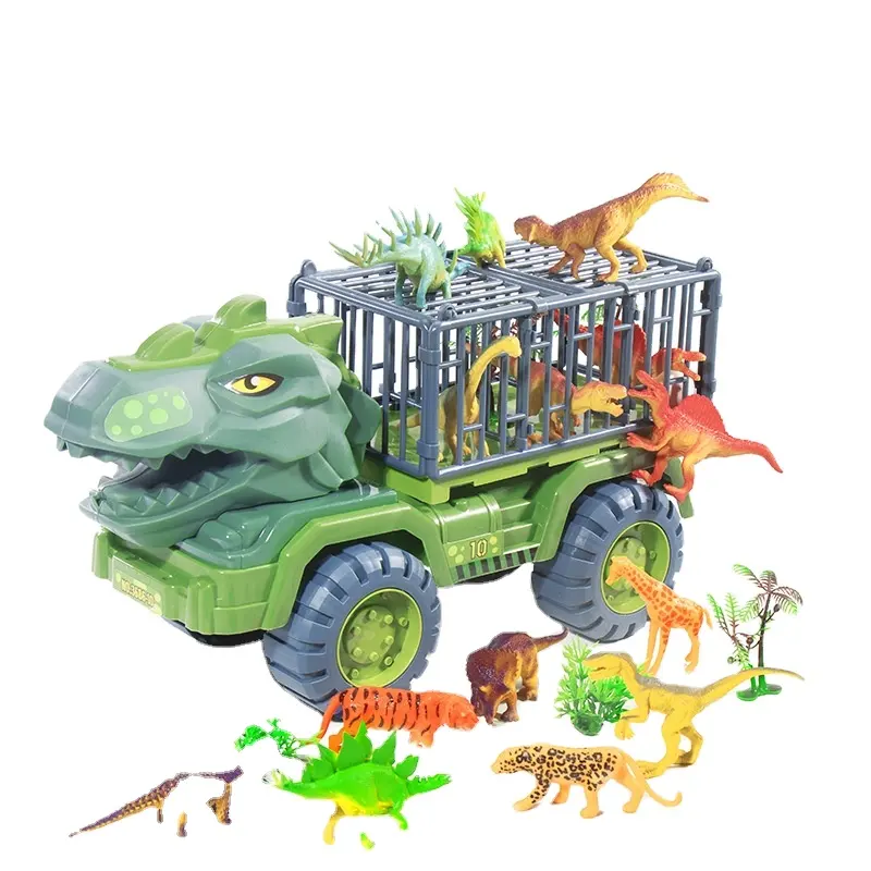 Inosaur-Coche de inercia para niños, vehículo de juguete de ingeniería grande, resistente a golpes