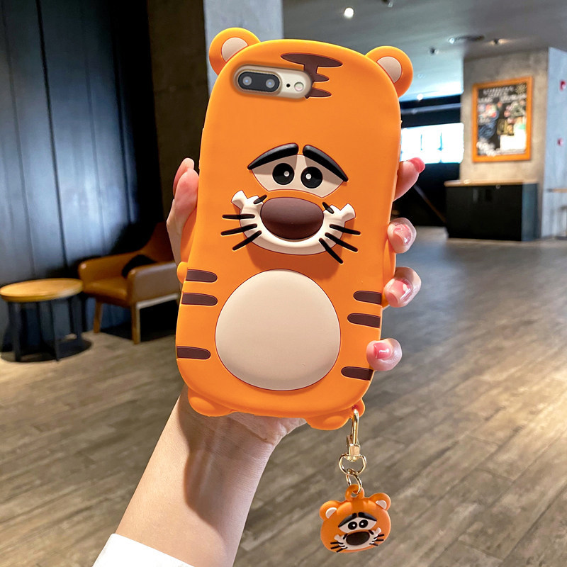 apple 7 plus 8plus stereo tiger pendant