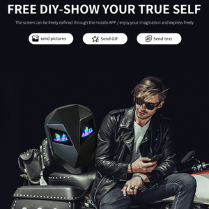 Akıllı LED sırt çantası ile App kontrollü piksel ekran seyahat öğrenciler için motosiklet gece sürme Light up Tech sırt çantası - Product Image 6