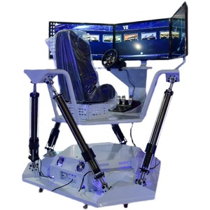 Equipo de simulación de conducción de realidad Virtual, simulador de conducción de carreras de tres pantallas, 9DVR, oferta - Product Image 1