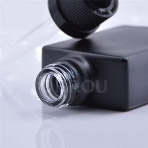 ขวดแก้วใส่เซรั่มทรงสี่เหลี่ยมผืนผ้า15มล. 30มล. 50มล. 100ม. น้ำมันหอมระเหยหนังกำพร้าขวดหยดน้ำน้ำหอมแก้ว