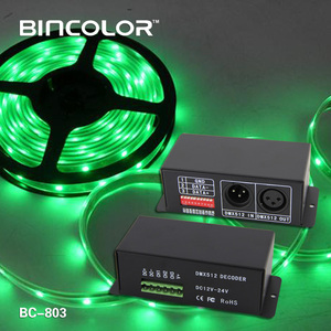 BC-803 DMX 512 3CH X 5A dekoder Led kontrol DC 12V 24V 3 kanal DMX dekoder - Product Image 6