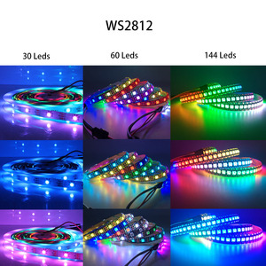 DC5V 12 В, индивидуально Адресуемая RGB светодиодная полоса, смарт-светодиодная лента, свет, самопрограммируемый свет - Product Image 4