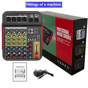 Mini mezclador digital analógico profesional M600, 4 vías, reverberación, ordenador portátil para el hogar, sistema DSP para DJ
