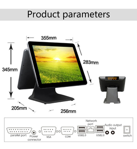 15 дюймов Windows/Linux/Android WIFI Ethernet Bluetooth USB 1024*768 I3 + 4 + 64G HD-MI POS все-в-одном сенсорный экран RS609 - Product Image 6