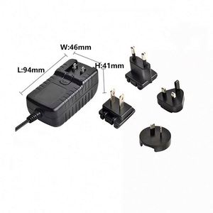 Good Price 24w Interchangeable Plug <strong>Adaptor</strong> with <strong>UL</strong> FCC UKCA SAA 12v 2a Power Adapter and 24v <strong>1a</strong> Ac Dc Power Supply - Product Image 4