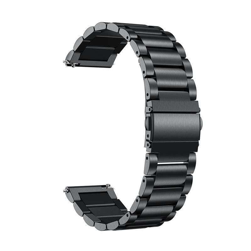 20mm three-piece solid black-comes with two ear pins