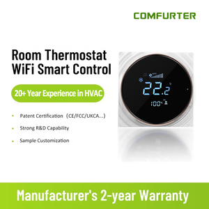 Comfurter 0-10 В EC контроллер температуры RS485 Modbus контроллер температуры беспроводной HVAC автоохлаждения программируемый умный термостат - Product Image 6