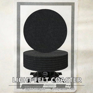 带定制标志的毛毡杯垫家用桌子使用免费样品 - Product Image 2