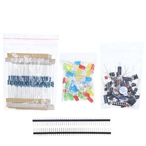 TZT nuovi componenti elettronici Starter Kit di base per Arduino UNO MEGA2560 Raspberry Pi con resistenza condensatore cicalino LED - Product Image 6