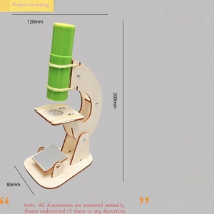 科学实验自制显微镜儿童手工组装物理实验材料包 - Product Image 3