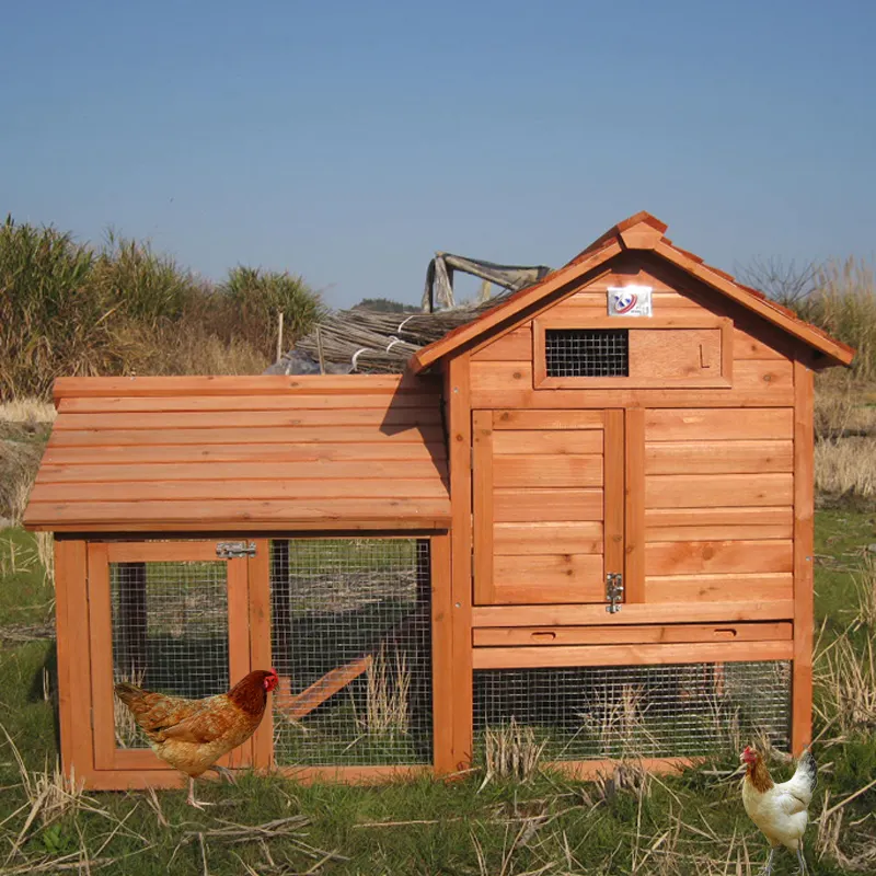 2024 nuovo Design casa per animali domestici all'aperto grande gabbia di gallina in legno