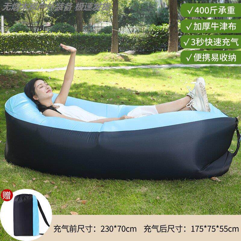 Black with sky-blue pillow style