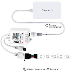 Лидер продаж Android4.0 IOS9.0 Smart Google Assistant 4A 192W Tuya WiFi контроллер с ИК 24 клавишами дистанционного управления - Product Image 5