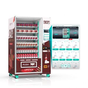Mỹ phẩm Máy bán hàng tự động tạo nên vẻ đẹp máy bán hàng tự động Trung Quốc với không dùng tiền mặt QR/tiền mặt/đồng xu/thẻ tín dụng thanh toán Máy bán hàng tự động - Product Image 6