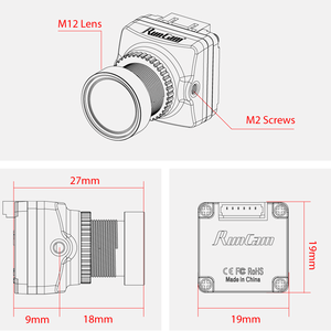 RunCam Night Eagle <strong>3</strong> V2 Starlight Night Vision <strong>Camera</strong> 1500TVL 11390 MV/Lux-sec 4:<strong>3</strong>/16:9 PAL/NTSC RC FPV Racing Drone Quadcopter - Product Image 6