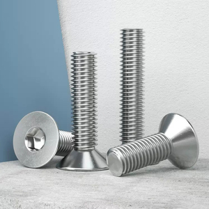 <strong>M1</strong>.6 M2 M2.5 M3 M4 M5 M6 M8 M10 M12 Stainless Steel DNI799 Flat Head Bolt Hex Socket Head <strong>Screws</strong> - Product Image 6