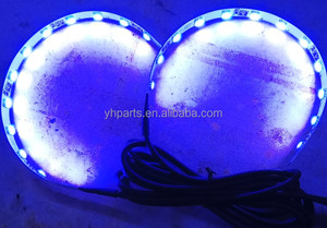 2 in 1 otomatik RGB far projektör Led açı göz lambası araba projektör far açıları için göz - Product Image 6