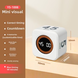 Smart Cube Timer Schwerkraft sensor Produktivität studie für Kinder Visual Digital Kitchen Flip Timer Smart Cube Timer Schwerkraft sensor Kinder'