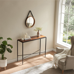 Mesa de consola estrecha, mesa de entrada pequeña, mesa de exhibición para pasillo, dormitorio, sala de estar - Product Image 6
