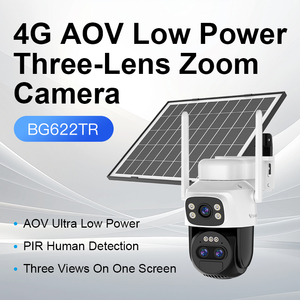 O-Kam BG622TR Outdoor Auto Tracking Security CCTV <strong>Camera</strong> Smart 4G AOV 9MP Solar PIR for 4G SIM Card Surveillance CMOS <strong>Sensor</strong> - Product Image 2