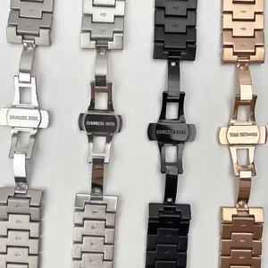 時計ストラップ用チタンカラーステンレススチールメタルウォッチバンド交換用リストバンドスマートウォッチバンド - Product Image 4