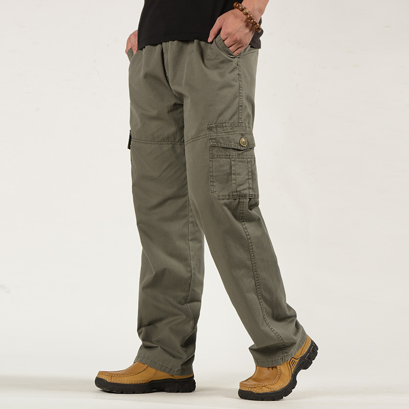 Pantalon de travail décontracté vert