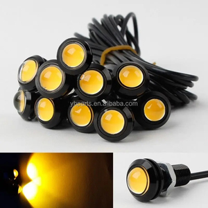 ไฟป้ายทะเบียน LED DRL YEL5 18 23มม. ไฟ LED รูปนกอินทรี12V 24V สีแดงสีเขียวสีน้ำเงินตอนกลางวันไฟตัดหมอก - Product Image 3