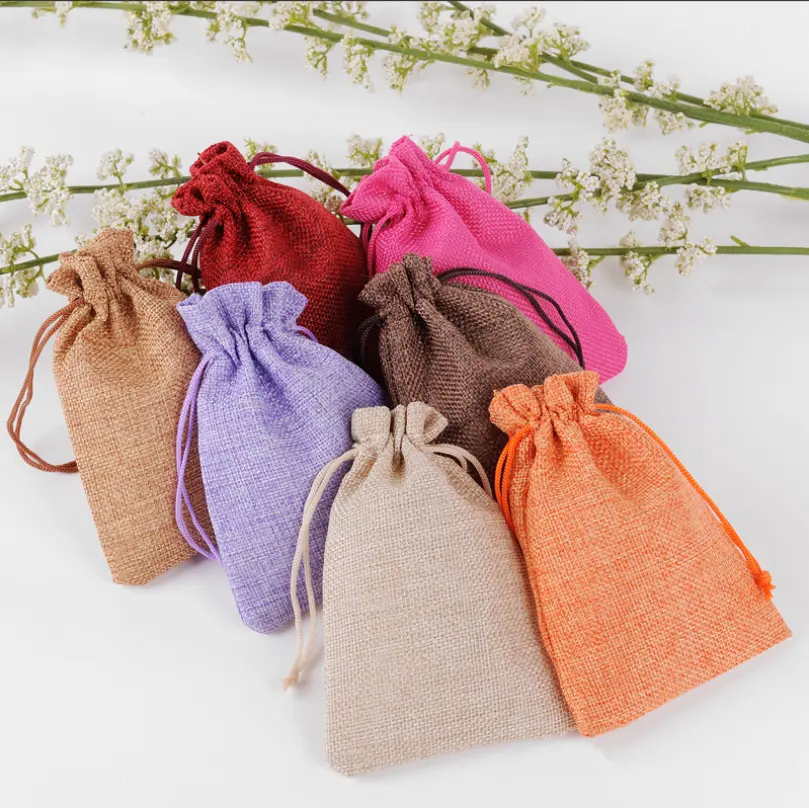 Commercio all'ingrosso di sacchetti per gioielli in stoffa con logo personalizzato