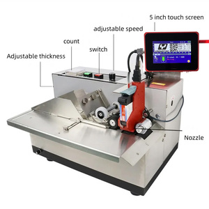 Yaomatec fabrika kaynağı otomatik Online termal mürekkep püskürtmeli yazıcı kodlama makinesi plastik torba karton kutu kağıt etiket çağrı makinesi - Product Image 5