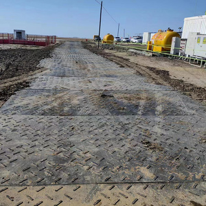 Zspe tùy chỉnh nhựa PE lát tấm tạm thời mặt đất bảo vệ đường Thảm Đầm Lầy sàn Mat xây dựng HDPE đường mat - Product Image 2