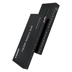 软Hdmi 8X8矩阵光学数字音频红外远程操作无缝Hdmi矩阵开关 - Product Image 2