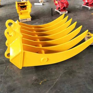 迷你挖掘机根耙铲斗附件有竞争力的价格挖掘耙 - Product Image 5