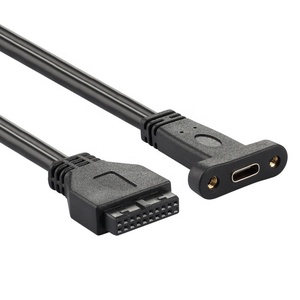 50เซนติเมตร USB 3.1ประเภท C USB-C หญิงกับ USB 3.0เมนบอร์ด19pin หัวสายเคเบิล - Product Image 4