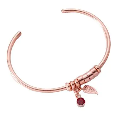 Sland-pulsera de acero inoxidable con forma de C, brazalete abierto de 3mm de espesor, estilo minimalista, chapado en oro rosa, bricolaje