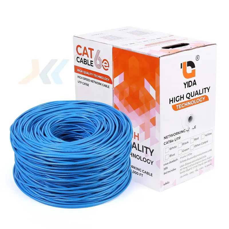 CHINA manufacturer 1000FT 23Awg Cat6 Lan Cable 305M communication cable CAT6