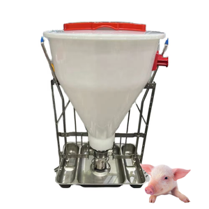 60kg 80kg 100kg tự động khô ướt <span class=keywords><strong>Feeder</strong></span> thép không gỉ lợn vỗ béo thiết bị cho lợn lớn điều kiện sử dụng - Product Image 3