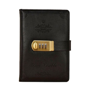 LABON Retro Password Book <strong>Lock</strong> Japan and South Korea Diary Thickened Creative Account Book Student <strong>Notepad</strong> Stationery <strong>Notebook</strong> - Product Image 1