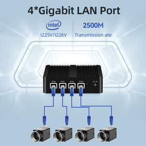 12V Mini PC Intel N100 DDR5 RAM 2.5G RJ45 I225V NIC Ethernet <strong>Network</strong> Server <strong>Computer</strong> Fanless Firewall Pfsense Soft Router - Product Image 3