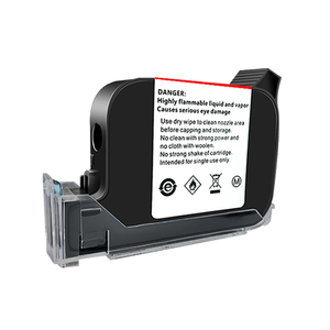 TIJ 12.7mm Manual Handheld Inkjet Printer Screen <strong>Printing</strong> <strong>Coding</strong> Machine Refilled Black <strong>Ink</strong> HP 2580 for Solvent Tube Printer - Product Image 3