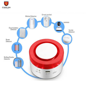 Alexa Google Home Voice <strong>Control</strong> WiFi Tuya Smart Siren <strong>Alarm</strong> 2 in 1 Kit Home <strong>Security</strong> <strong>Alarm</strong> System - Product Image 5