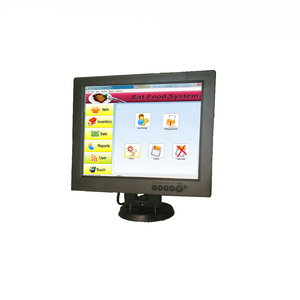 Aonpos 12 pulgadas DC VGA interfaz nuevo diseño resistivo POS pantalla táctil ultrafina monitores con base - Product Image 4
