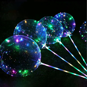 ลูกโป่งบ็อบโบแบบมีไฟ LED จับ3ระดับ, ลูกโป่งฟองใสเรืองแสงถือด้วยมือ - Product Image 6