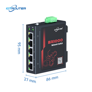 Mozzo interruttore di rete a 5 porte Gigabit POE con alloggiamento in metallo 1000 funzione VLAN RJ45 porta Console supporto a parete in magazzino - Product Image 6
