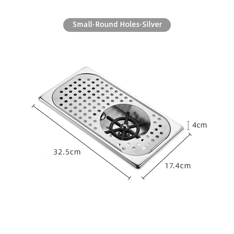 Trou rond argenté S