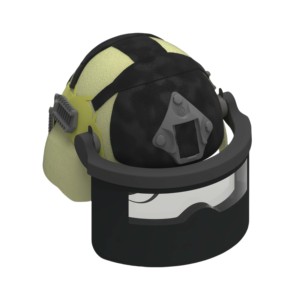 Casco tattico con protezione protettiva per uso pesante equipaggiamento di difesa personale verde - Product Image 2