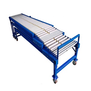 Heavy Flexible Retractable <span class=keywords><strong>Gravity</strong></span> <span class=keywords><strong>Container</strong></span> Unload <span class=keywords><strong>Conveyor</strong></span>