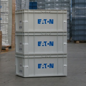 Cajas ASRS pesadas reciclables de contenedores de plástico de minicarga de estilo sólido para sistema de almacén automatizado - Product Image 1